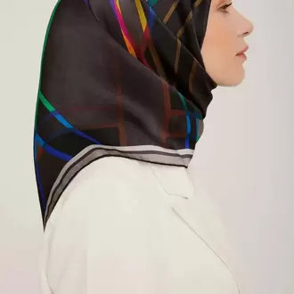 ARMİNE Nostalji Twill İpek Eşarp 8843-07