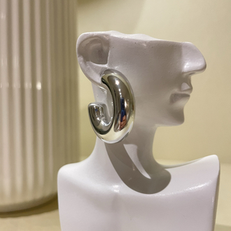 Power Hoop Silver