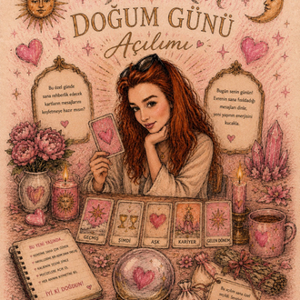Doğum Günü Açılımı – Yeni Yaşın Enerjisi ve Sezgisel Yol Haritası ✨
