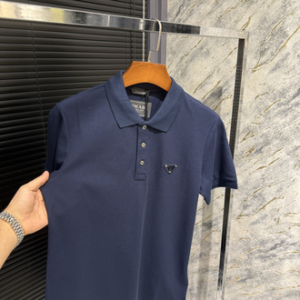 Premıum Prada Lacivert Polo Yaka