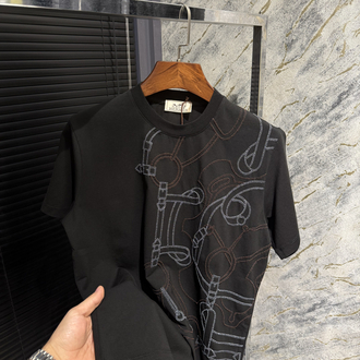 Premıum Hermes Siyah Tshırt