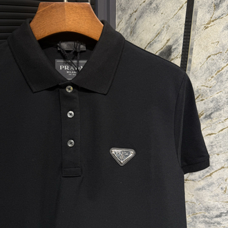 Premıum Prada Siyah Polo Yaka