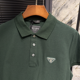 Premium Yeşil Prada Polo Yaka