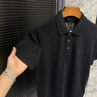 Premıum Prada Siyah Polo Yaka