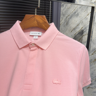 Premıum Lacoste Pembe Polo Yaka