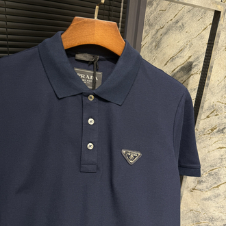 Premıum Prada Lacivert Polo Yaka
