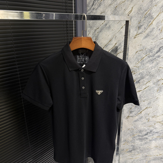 Premıum Prada Siyah Polo Yaka