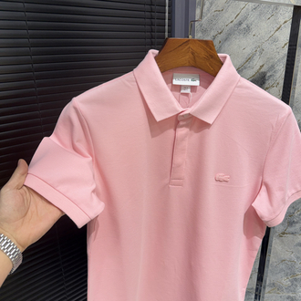 Premıum Lacoste Pembe Polo Yaka