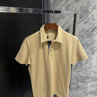 Premıum Vızon/Bej Rengi Polo Yaka | Etro Detay Yaka