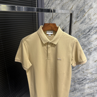 Premıum Lacoste Vızon/Bej Polo Yaka