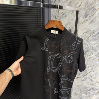 Premıum Hermes Siyah Tshırt