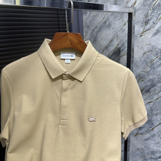 Premıum Lacoste Vızon/Bej Polo Yaka