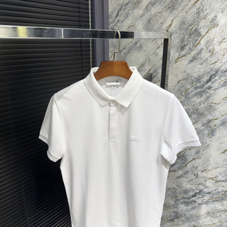 Premıum Lacoste Beyaz Polo Yaka
