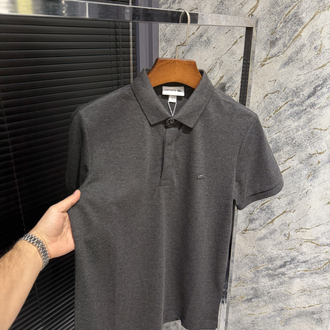 Premıum Lacoste Gri Polo Yaka