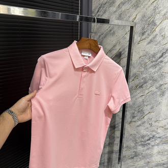 Premıum Lacoste Pembe Polo Yaka