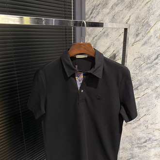 Premium Siyah Polo Yaka | Etro Detay Yaka