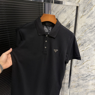 Premıum Prada Siyah Polo Yaka