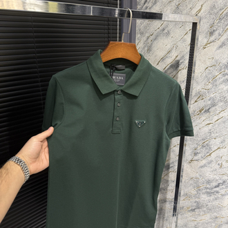 Premium Yeşil Prada Polo Yaka