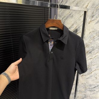 Premium Siyah Polo Yaka | Etro Detay Yaka
