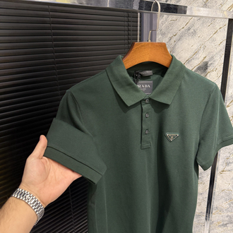 Premium Yeşil Prada Polo Yaka