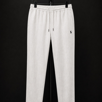 RALPH LAUREN İthal  %100 Keten Pantolon Beyaz