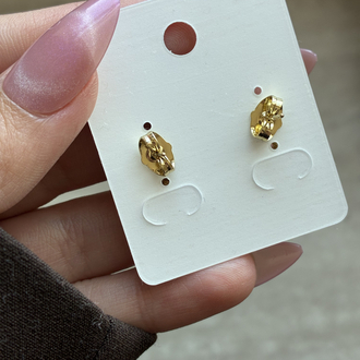 Xuping | Minimal Katmanlı Gold Küpe