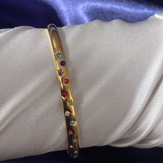 Rainbow Shine Gold Kelepçe