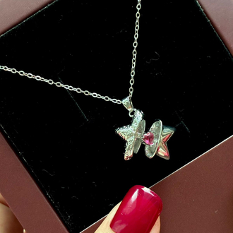 Çelik | Love Star Kolye Silver