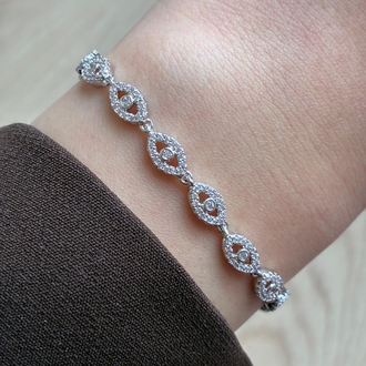 Xuping | Silver Taşlı Göz Bileklik