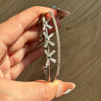 Üçlü Baget Fiyonk Silver Kelepçe