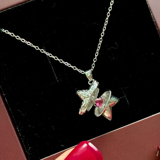 Çelik | Love Star Kolye Silver
