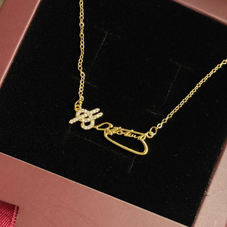 Çelik Gold Mustafa Kemal Atatürk İmzalı kolye