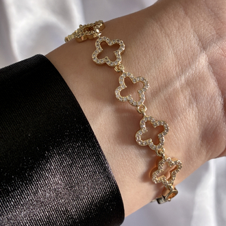 VİP | Fleur Noir Gold Bileklik