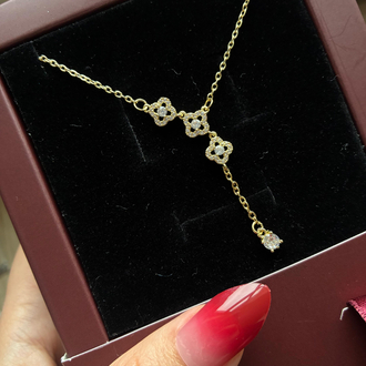 VİP | Gold Yonca Kolye