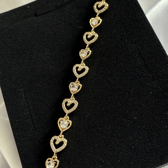 VİP | Golden Heartline Bileklik