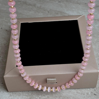 Deniz esintili kolye pembe