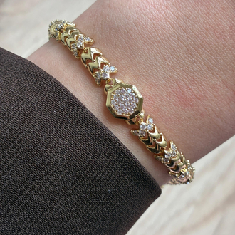 Xuping |Parlak Gold Bileklik