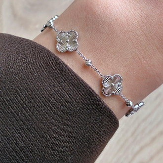 VİP | Silver Yonca Bileklik