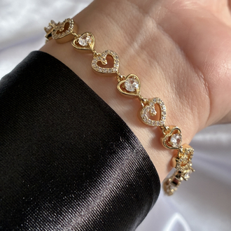 VİP | Golden Heartline Bileklik