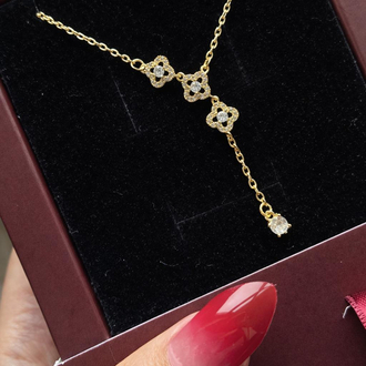 VİP | Gold Yonca Kolye