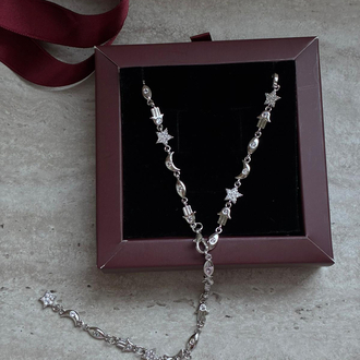 VİP | Silver Manifest Y Kolye