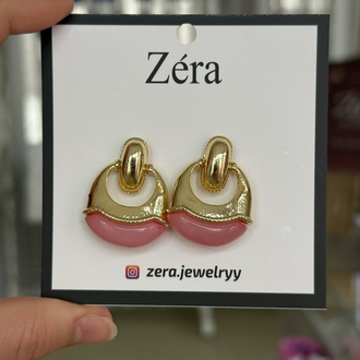 Pembe Gold Küpe