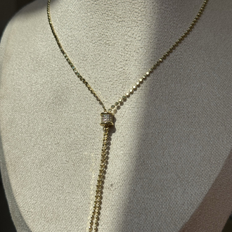 Fully Taşlı Charm Kolye