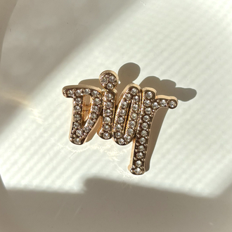Marka Taşlı Mini Broş