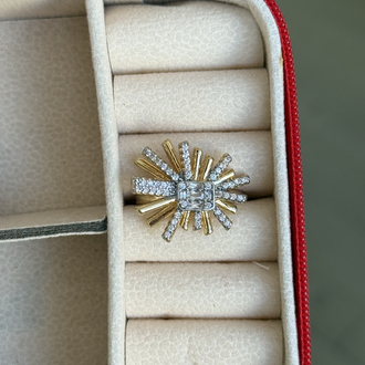 Silver-Gold yüzük 