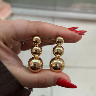 Gold Küpe