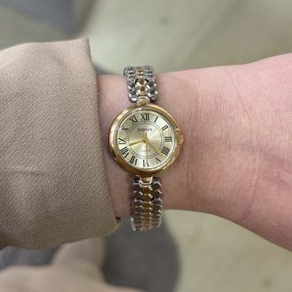Vintage Petek Kordon Silver Gold