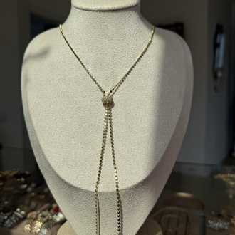 Fully Yuvarlak Taşlı Charm Kolye