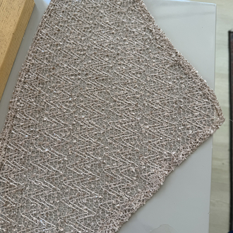Bej simli bandana-Kemer