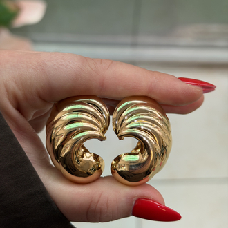 Gold Küpe